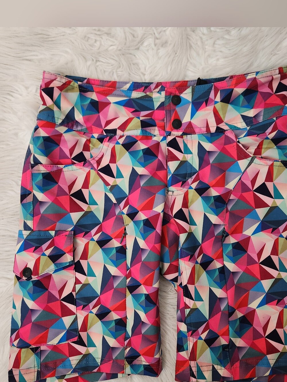 Shredly Geometric Mimi Shorts 0